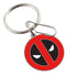 Marvel Comics Deadpool Logo Enamel Keychain