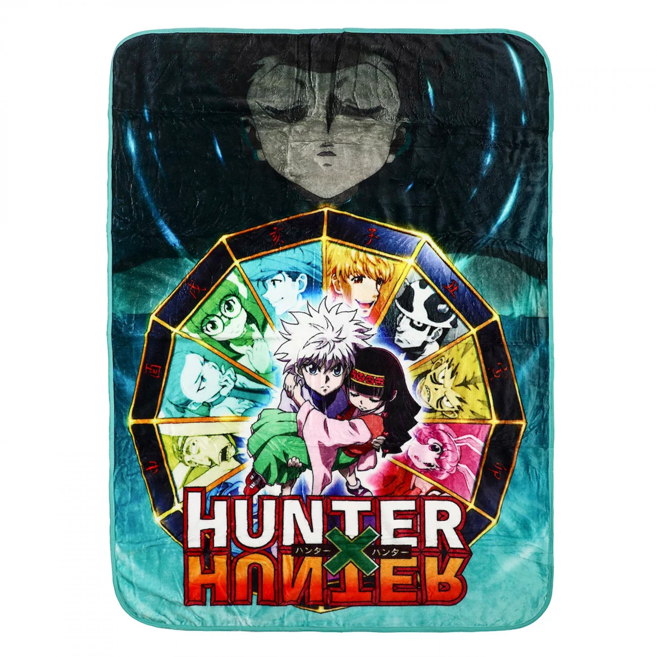 Hunter X Hunter Character Wheel Fleece Throw Blanket