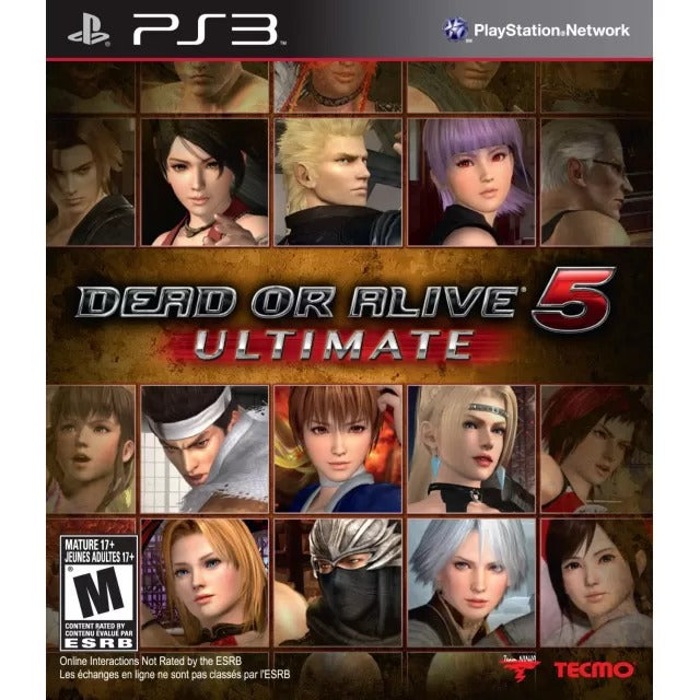Dead or Alive 5 Ultimate PlayStation 3