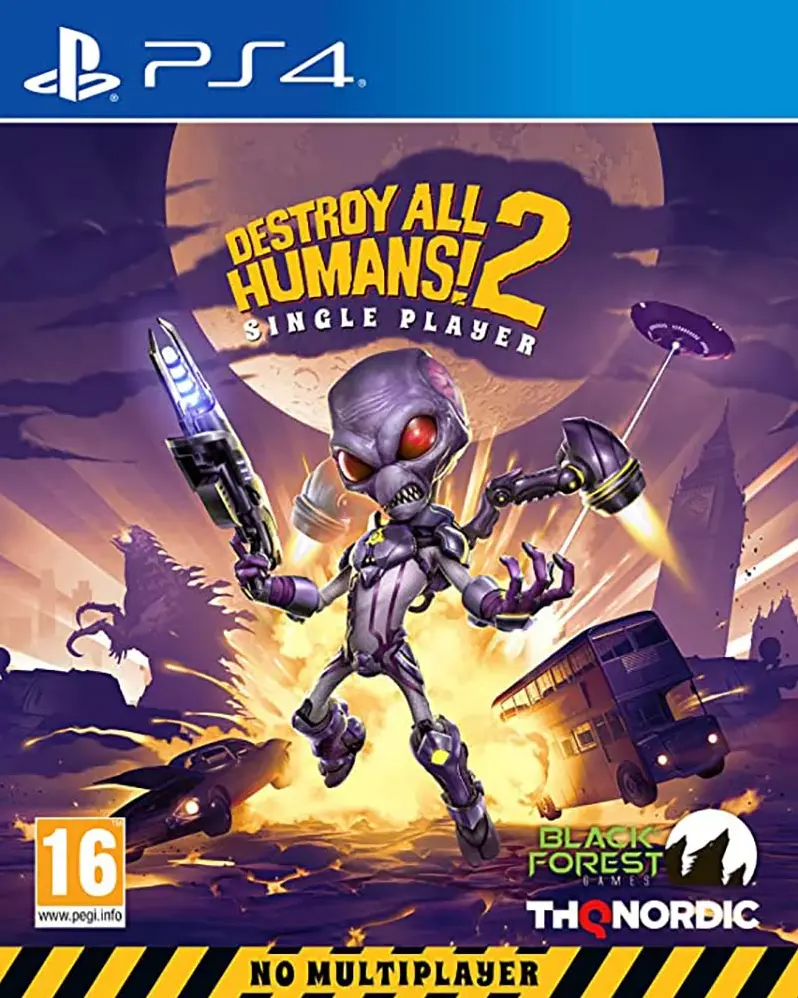 Destroy All Humans! 2 Single Player PLAYSTATION 4