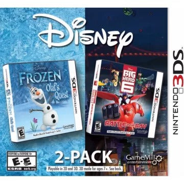 Disney 2-Pack - Frozen: Olaf's Quest + Big Hero 6: Battle in the Bay Nintendo 3DS