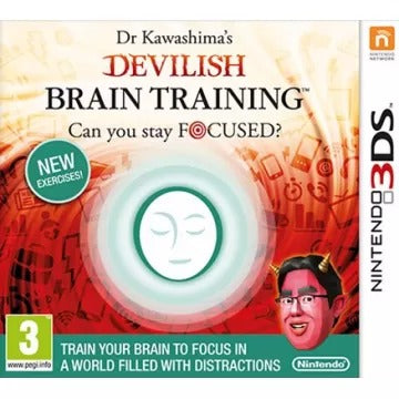 Dr. Kawashima's Devilish Brain Training: Can You Stay Focused? Nintendo 3DS