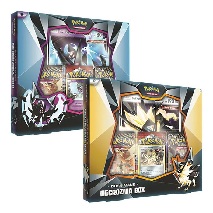 Pokemon Dawn Wings Necrozma & Dusk Mane Necrozma Box
