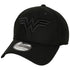Wonder Woman Logo Black on Black Colorway New Era 39Thirty Fitted Hat