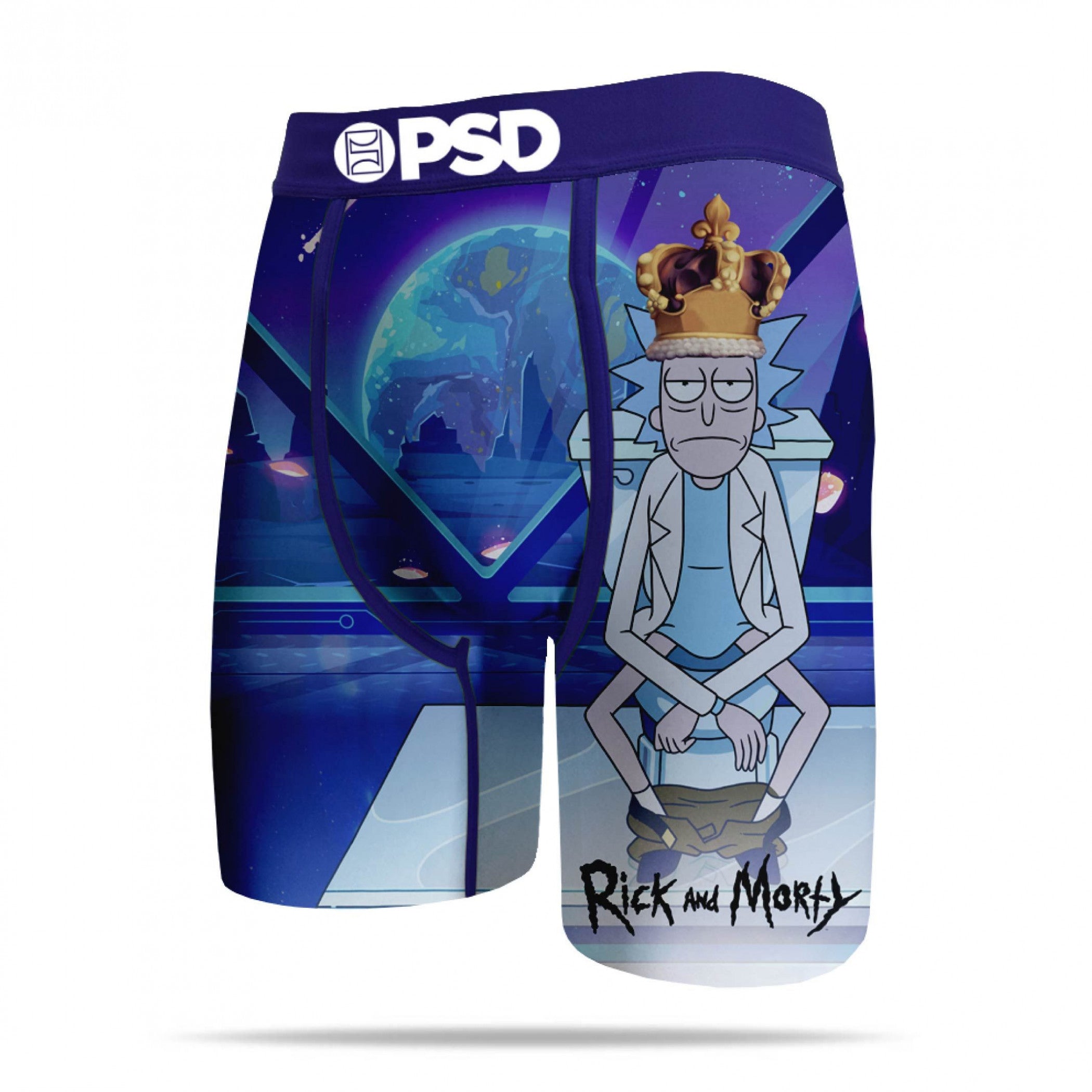 Rick and Morty King S**t PSD Boxer Briefs