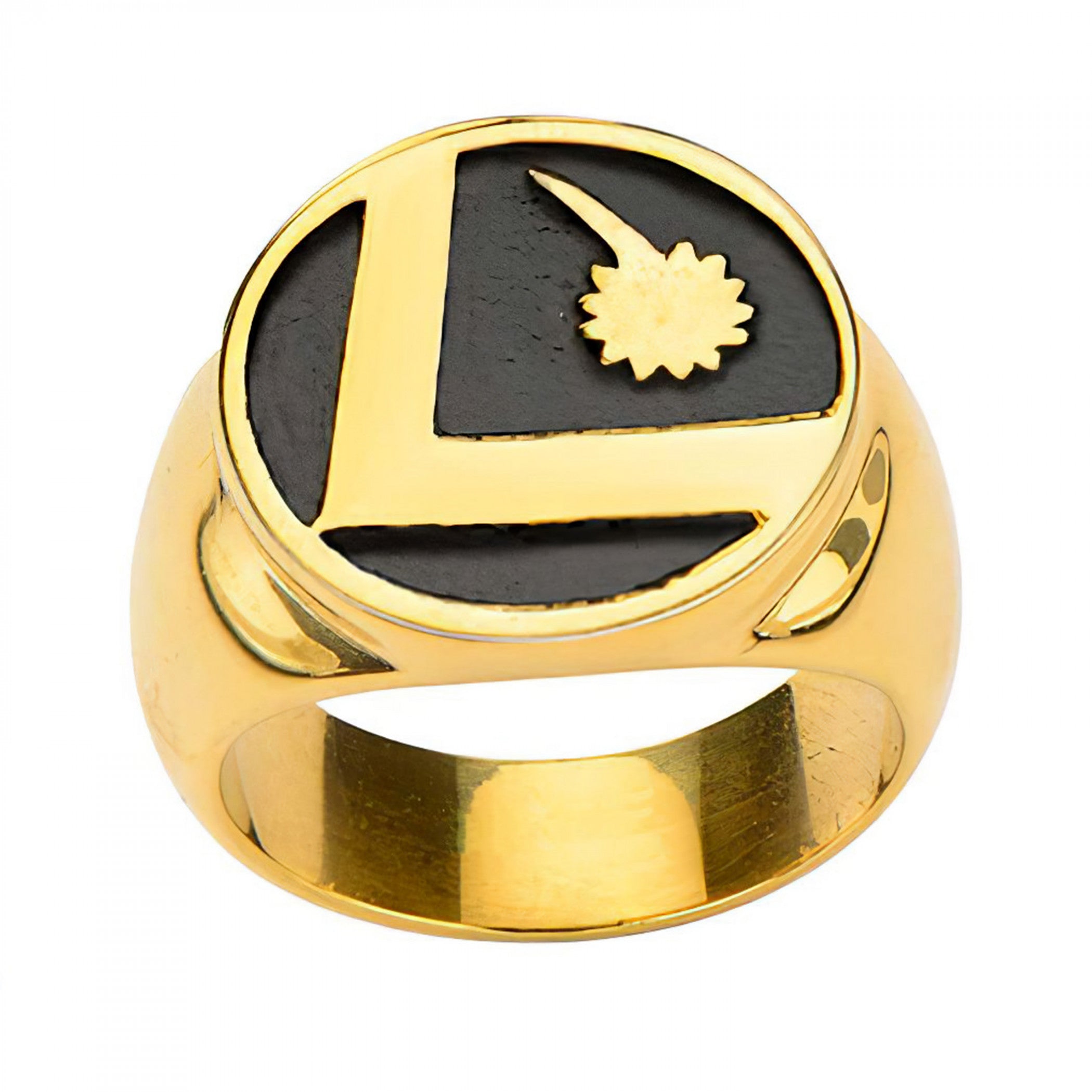 DC Legion Of Superheroes Logo Stainless Steel Ring