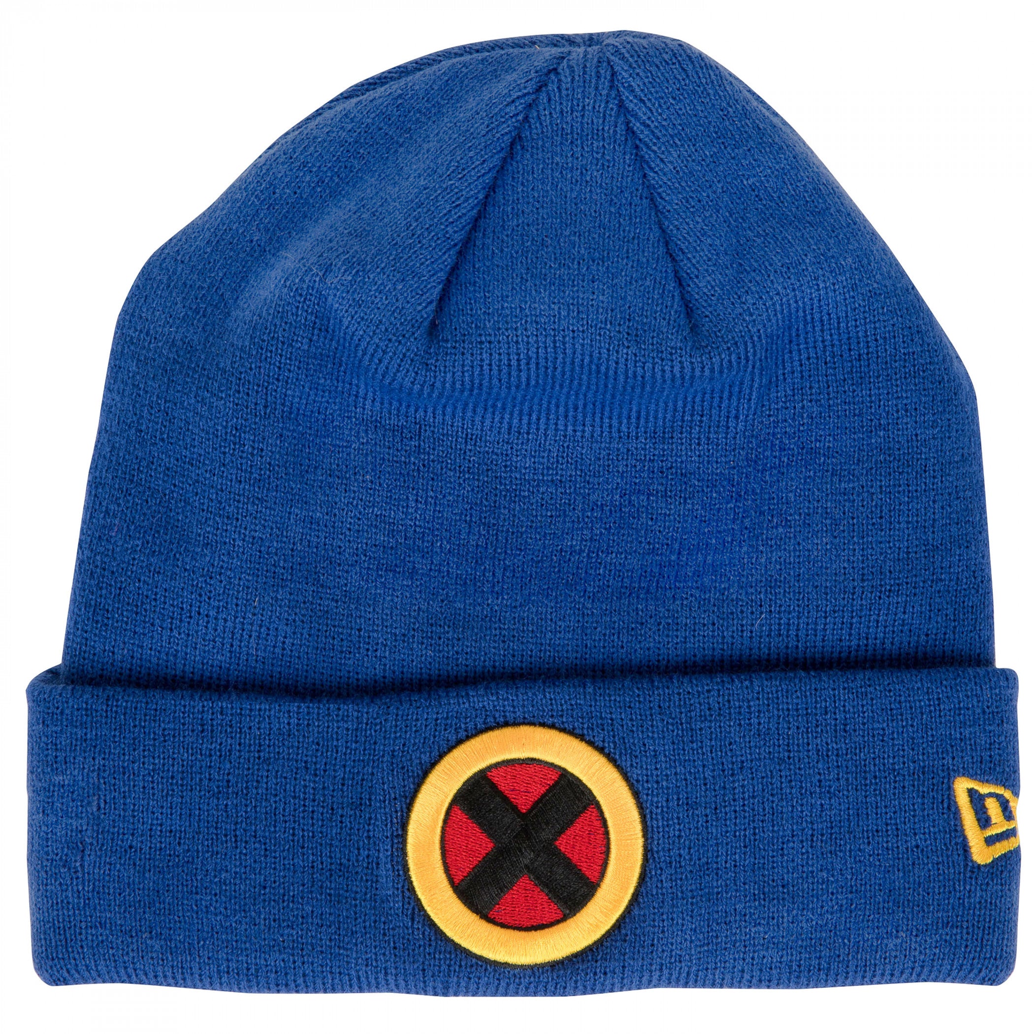 X-Men Logo Royal Blue New Era Cuffed Beanie