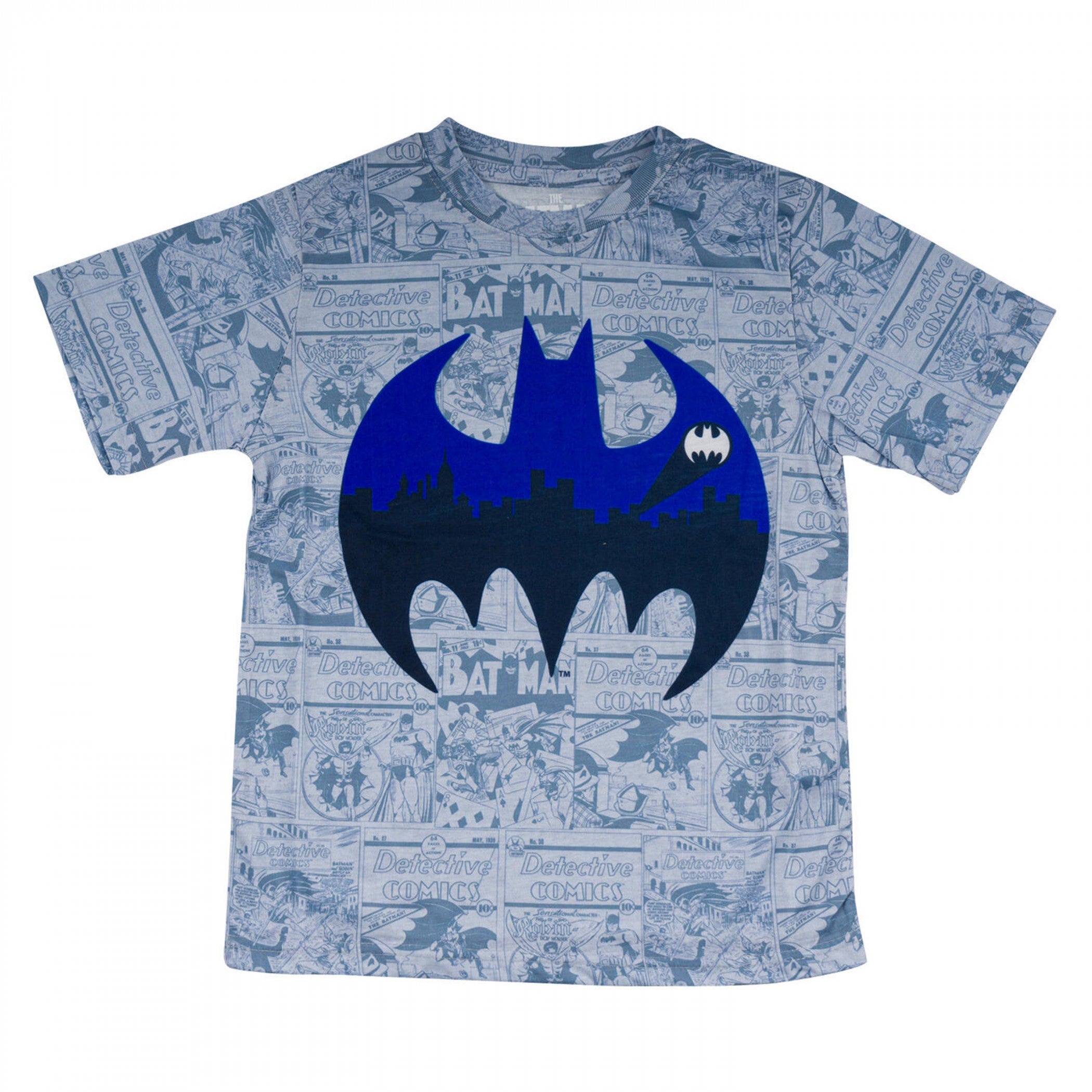Batman Cityscape Detective Comics Youth T-Shirt