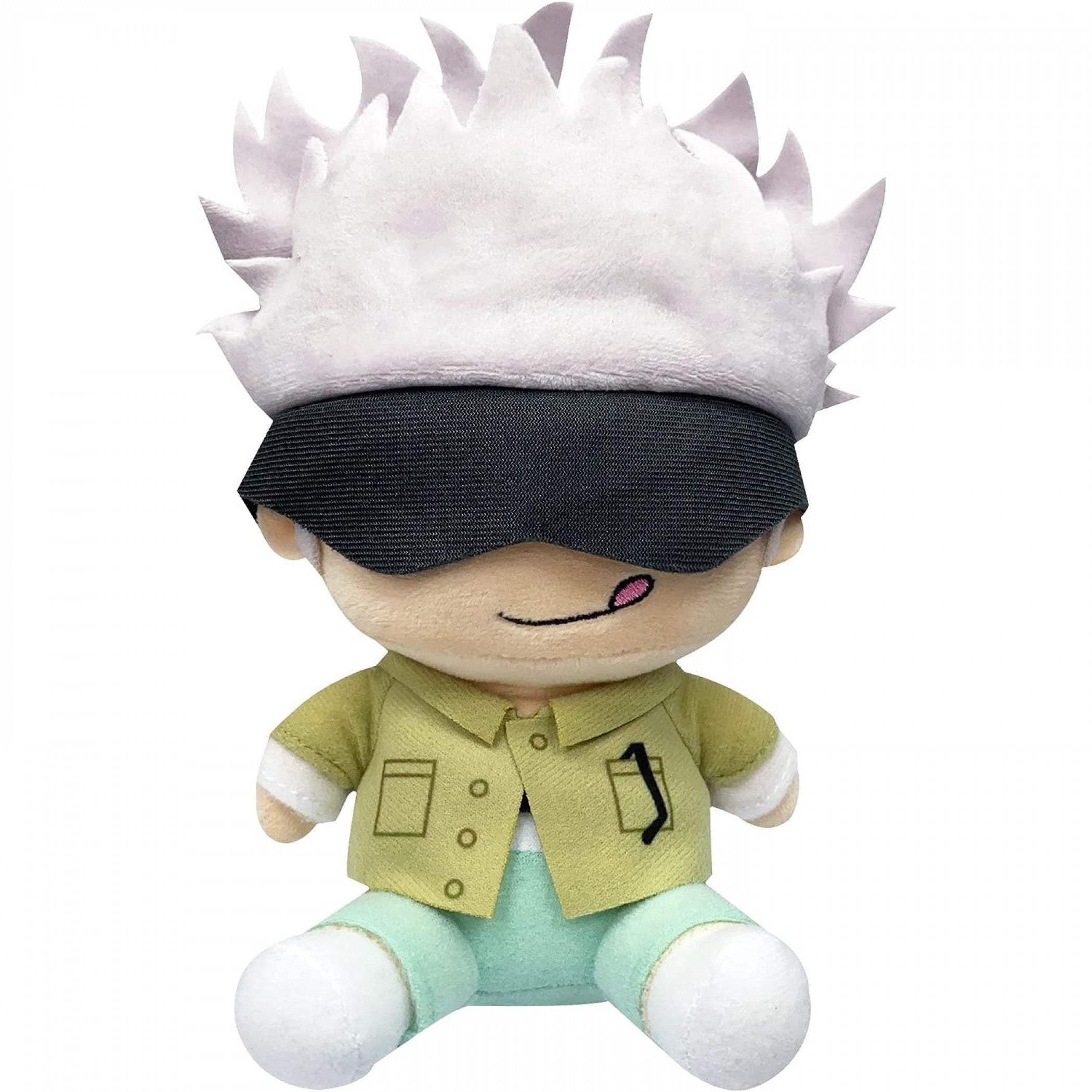 Jujutsu Kaisen Satoru Gojo 8" Sitting Plush Doll