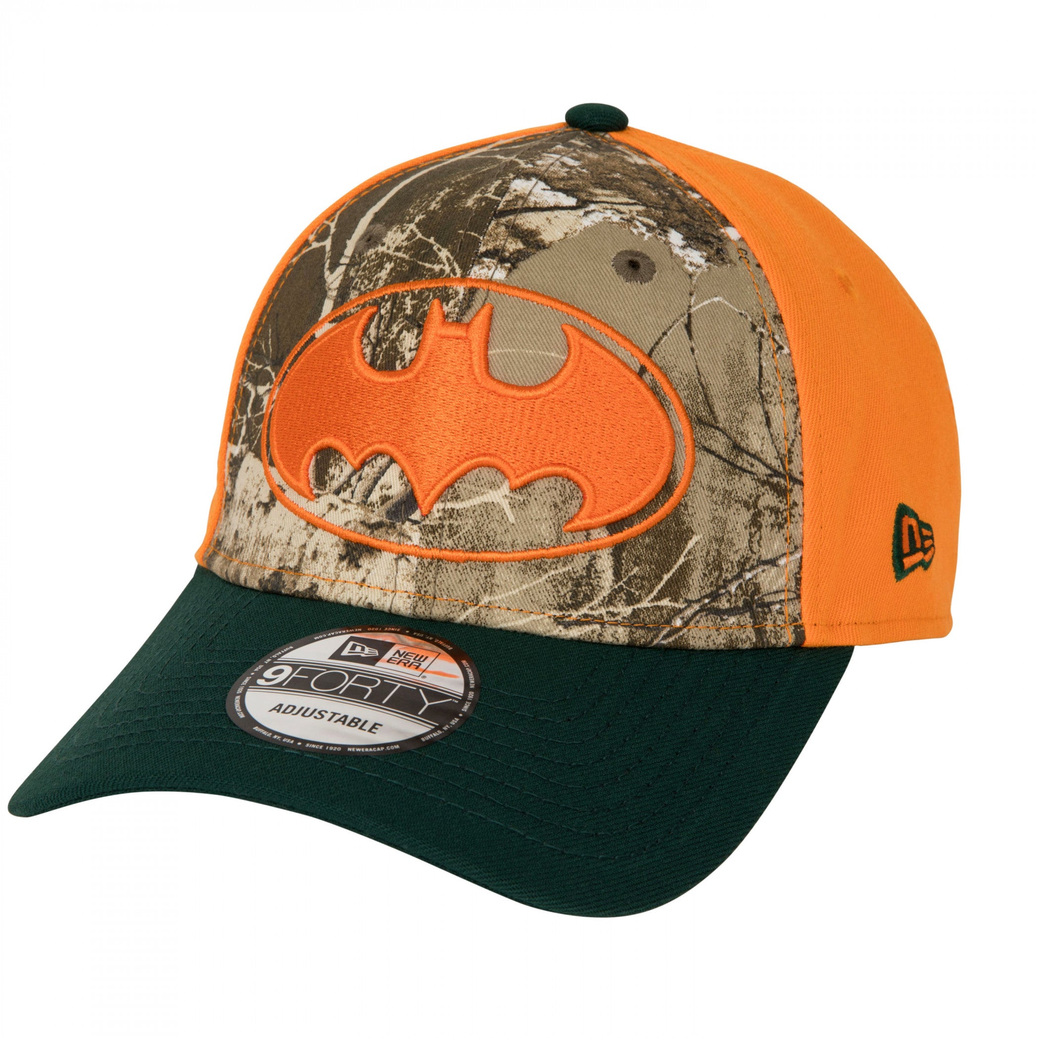 Batman Realtree Hunter Camo New Era 9Forty Adjustable Hat
