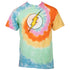 The Flash Symbol Vibrant Tie-Dye T-Shirt