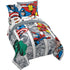 Avengers Retro Comic Panels Twin Sheet Set with Comforter