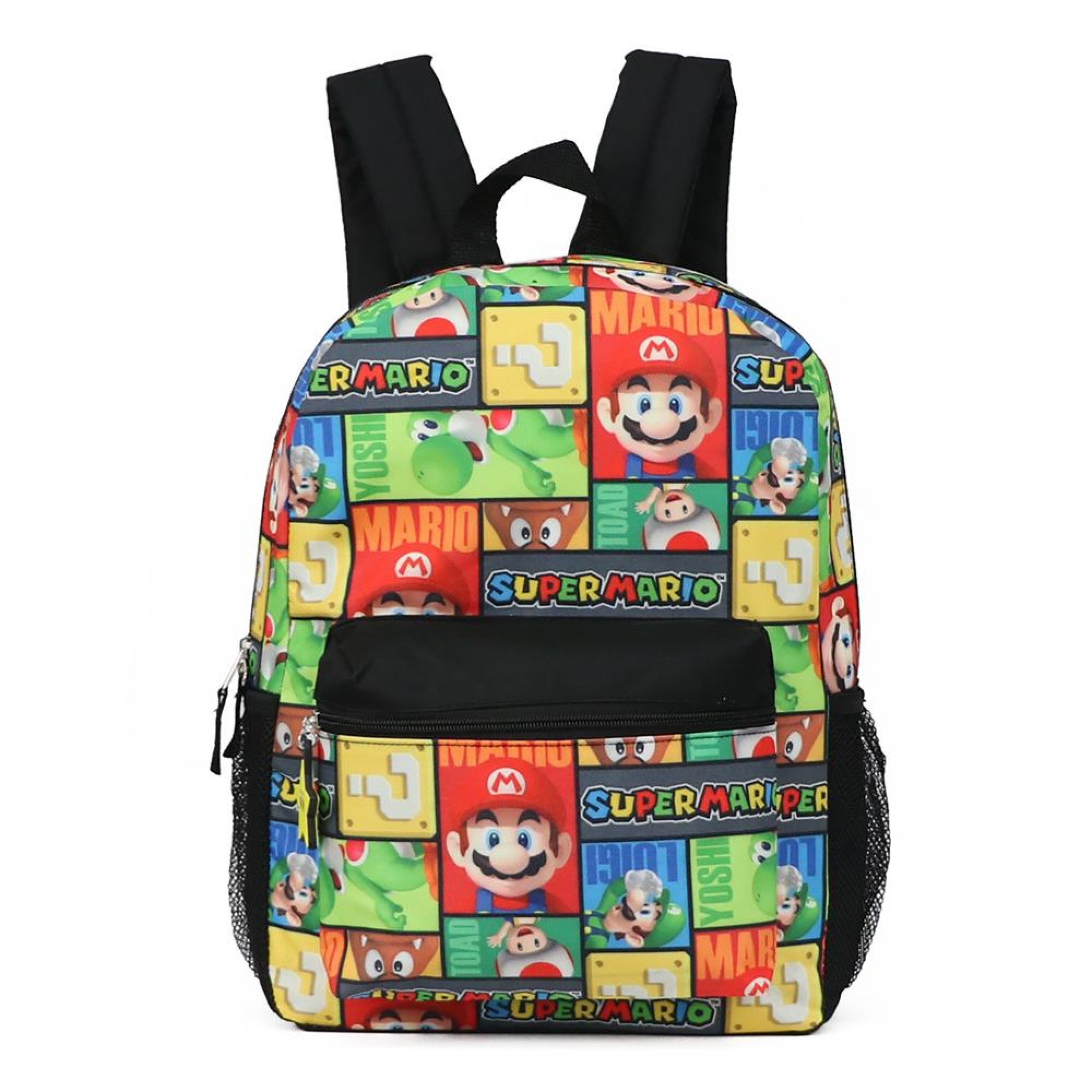 Super Mario Bros. Characters All Over Print 16" Backpack