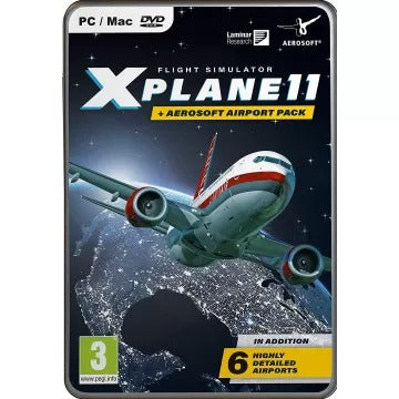 Flight Simulator X-Plane 11 + Aerosoft Airport Pack PC