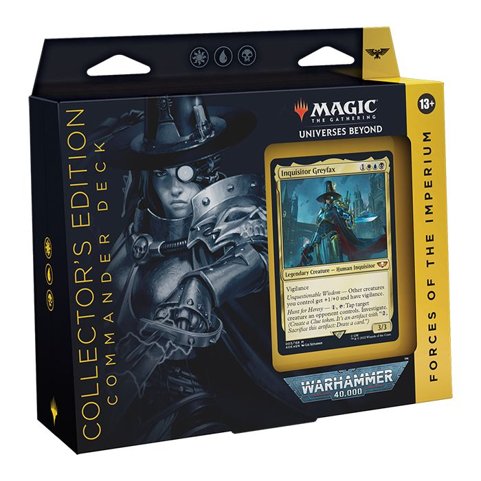 Magic The Gathering Universes Beyond Warhammer 40,000 Forces Of The Imperium Collectors Edition