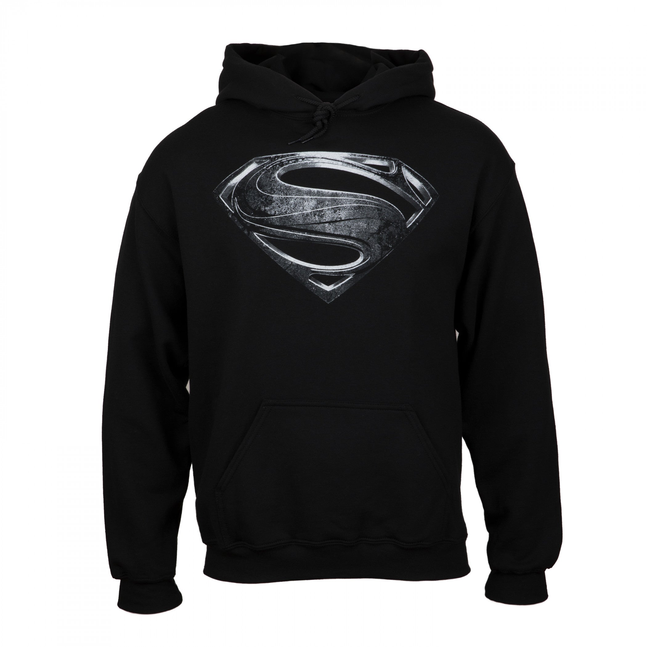 Superman Silver Movie Symbol Men's Hoodie