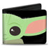 The Mandalorian The Child Chibi Vegan Leather Wallet