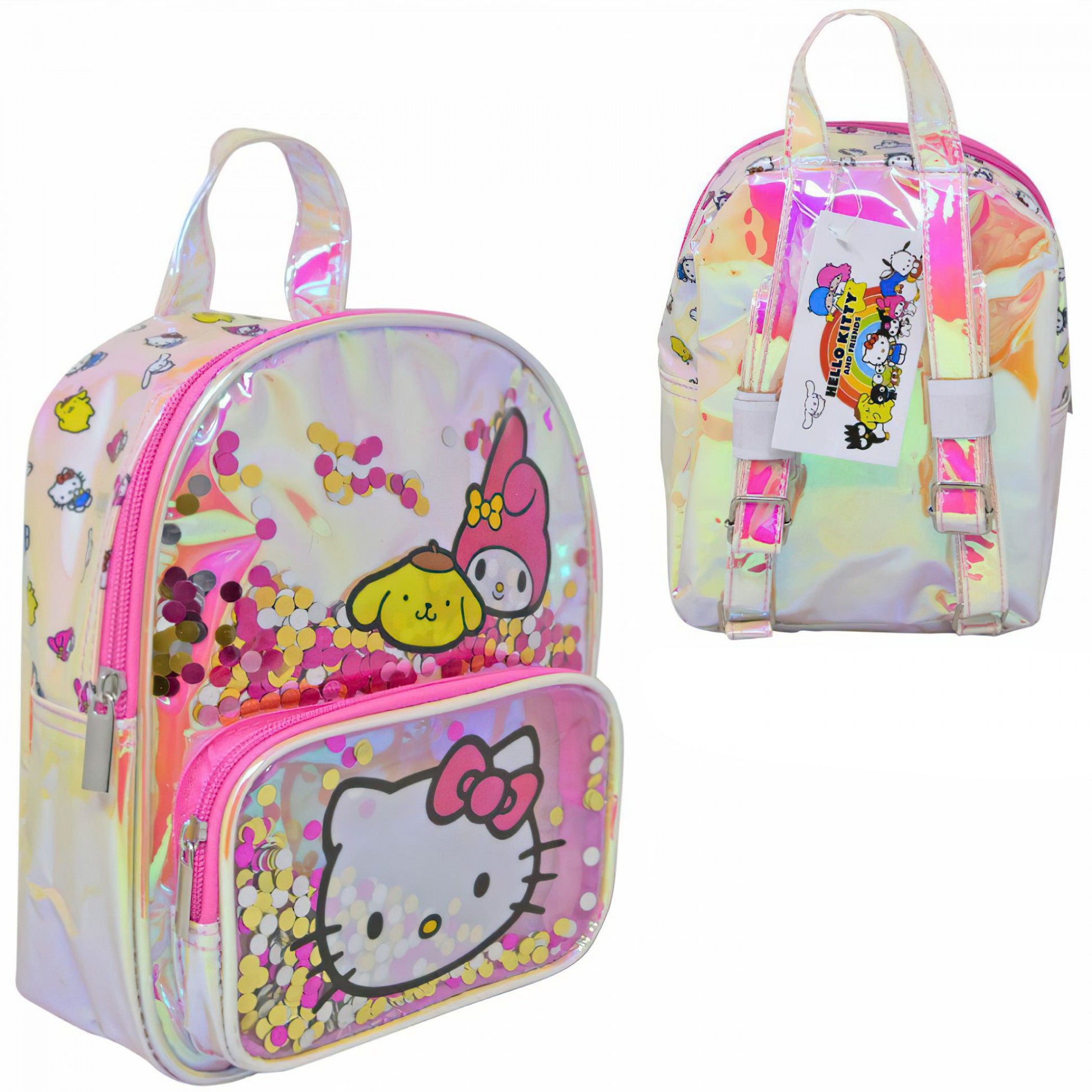 Hello Kitty and Friends Iridescent 10" Mini Backpack