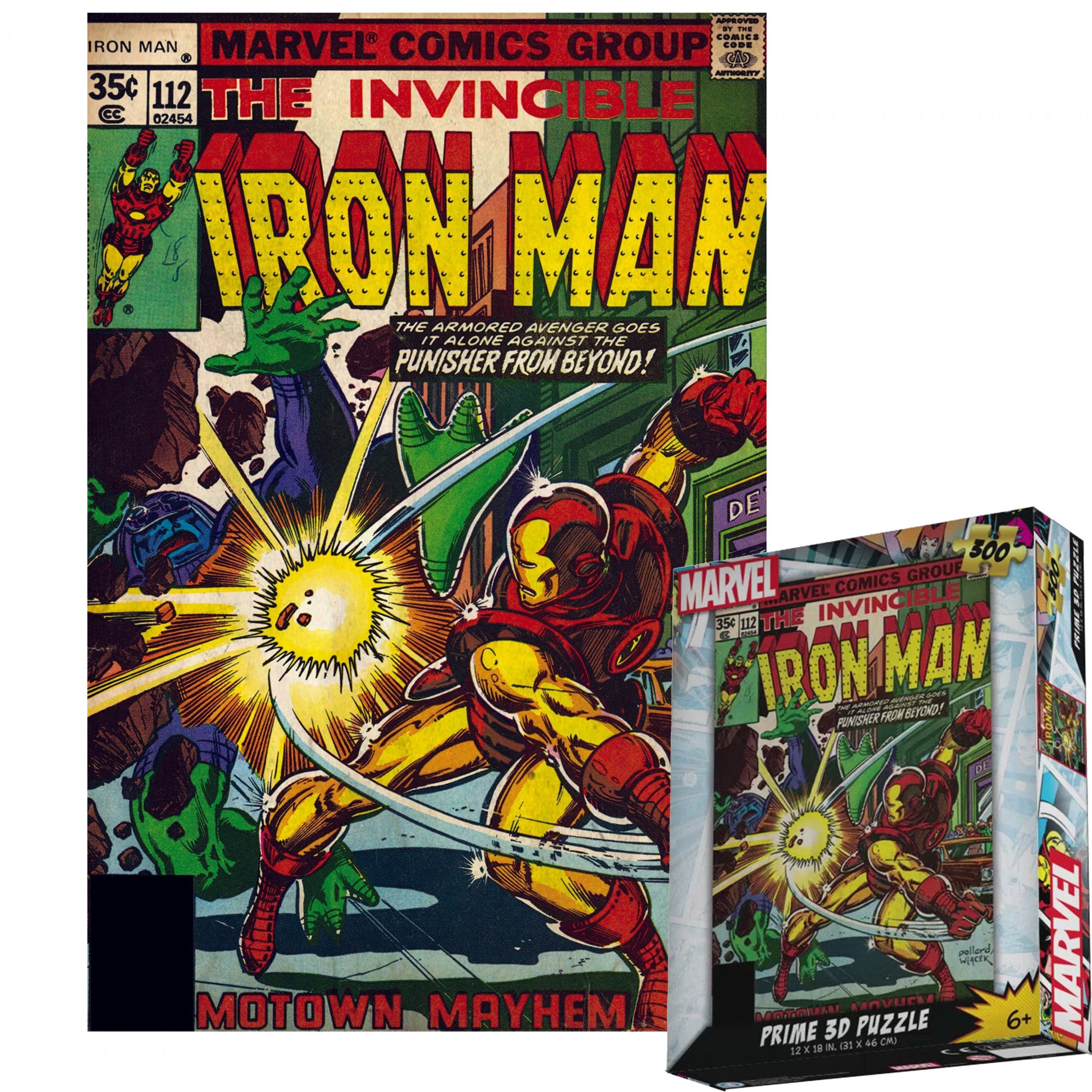 Iron Man #112 3D Lenticular 300pc Jigsaw Puzzle