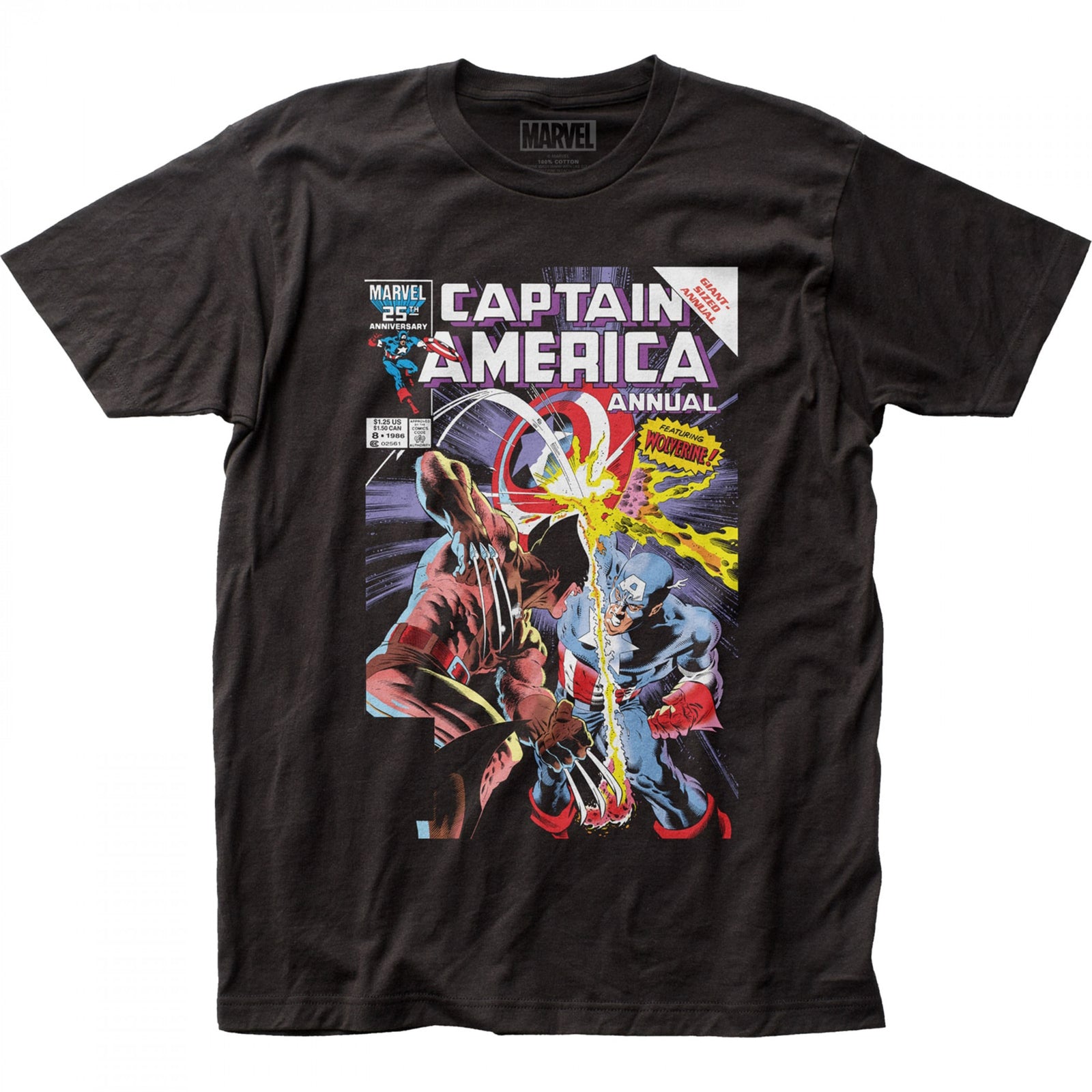 Captain America vs Wolverine #8 Comic Cover T-Shirt