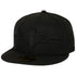 Batman Hush Logo Black on Black Colorway New Era 59Fifty Fitted Hat