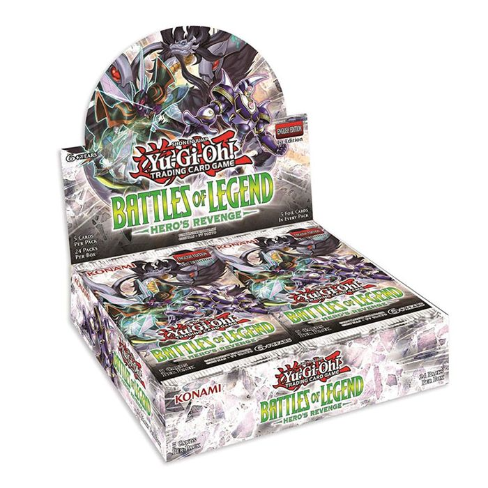 Yu-Gi-Oh! Battles Of Legend Heroes Revenge Booster Box 24 Packs