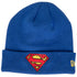 Superman Logo Royal Blue New Era Cuffed Beanie