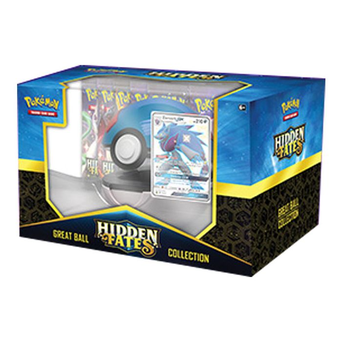 Pokemon Hidden Fates Poke Ball Collection Box Shiny Zoroark-GX