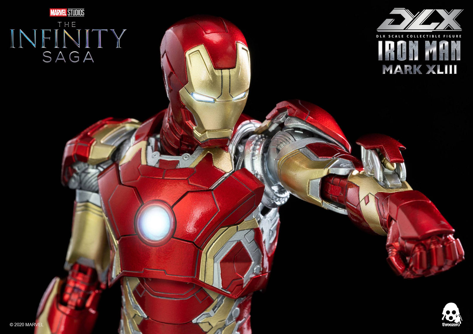 Infinity Saga DLX Action Figure 1/12 Iron Man Mark 43 16 cm