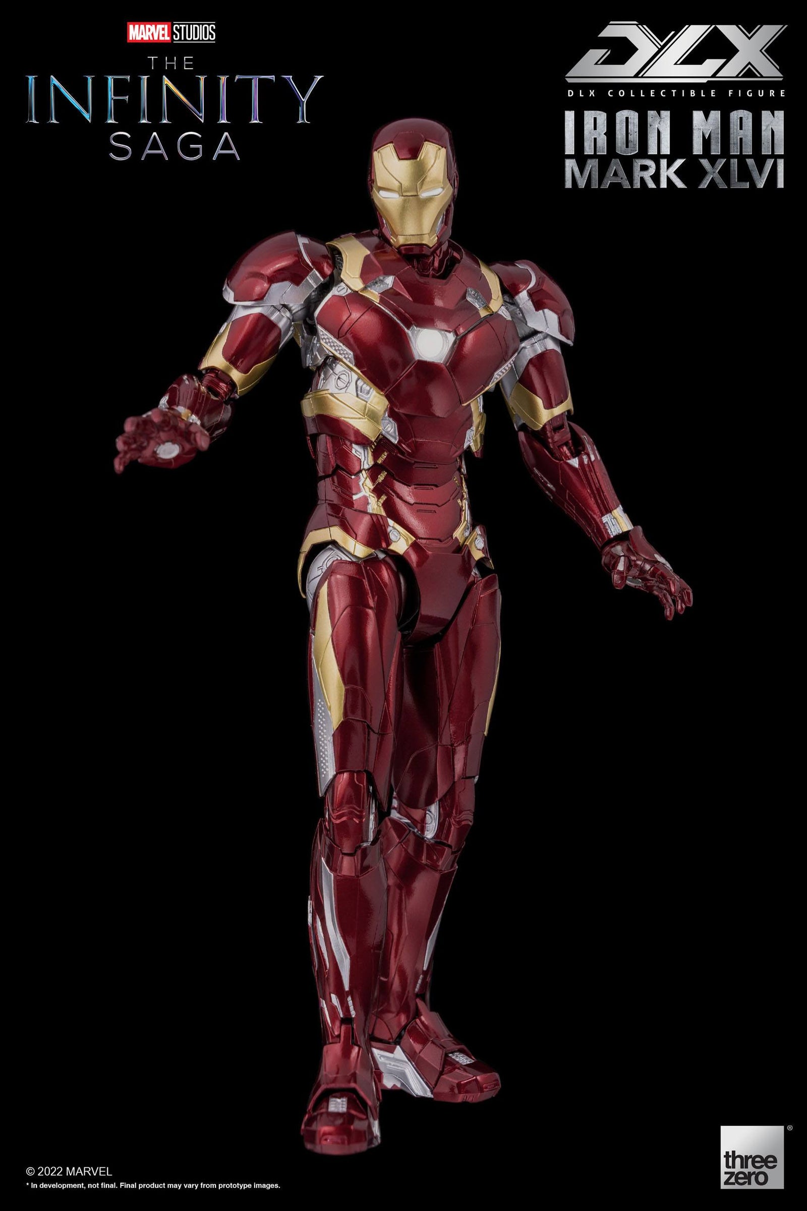 Infinity Saga DLX Action Figure 1/12 Iron Man Mark 46 17 cm