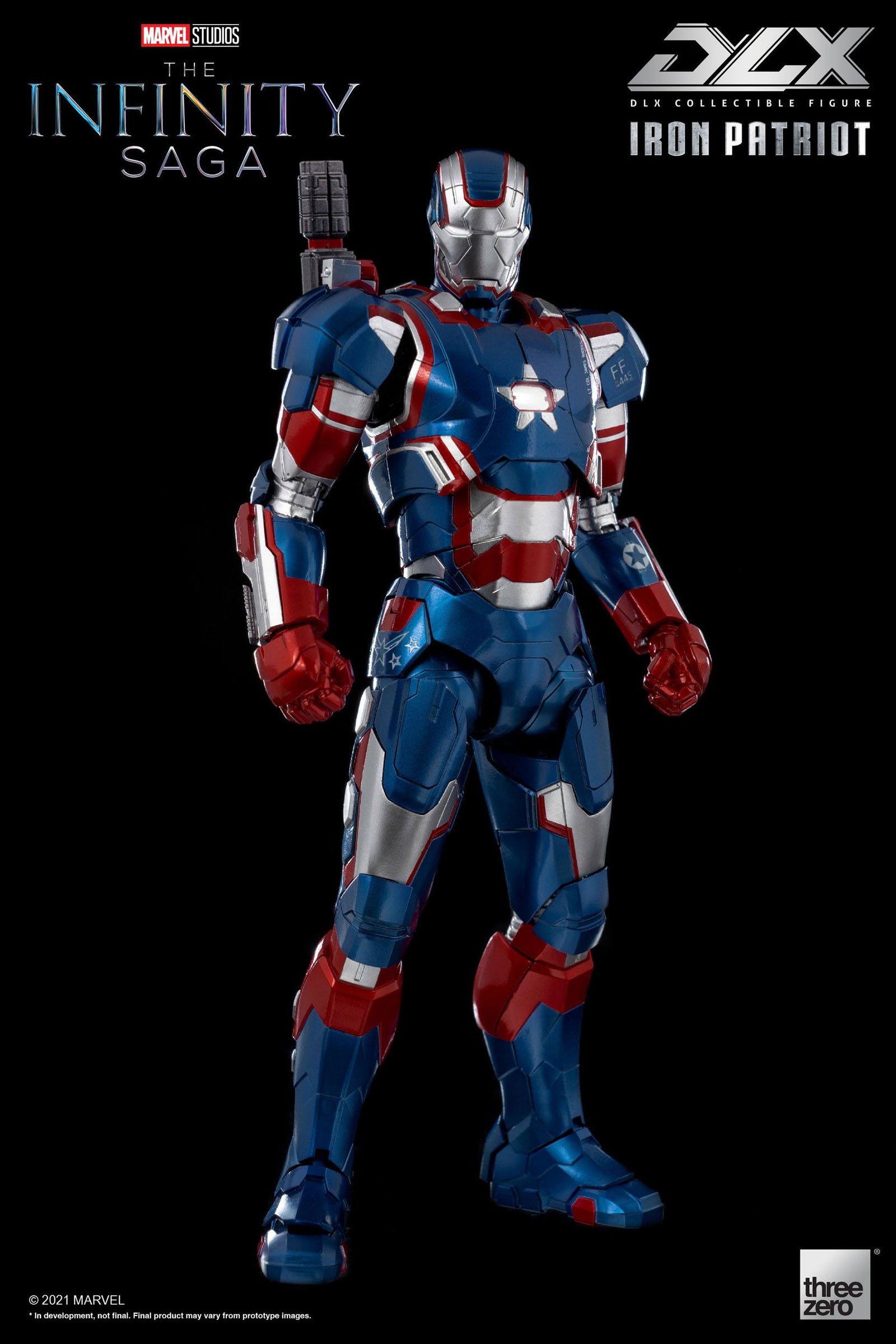 Infinity Saga DLX Action Figure 1/12 Iron Patriot 17 cm