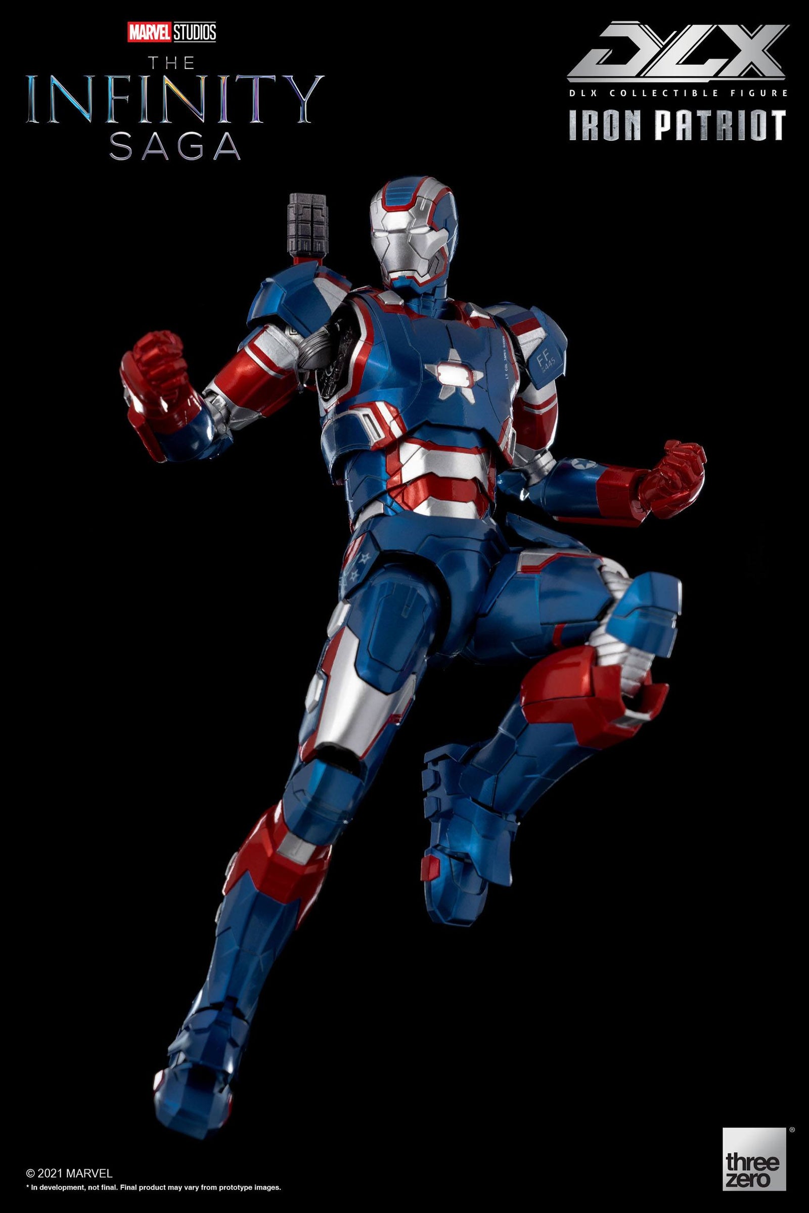 Infinity Saga DLX Action Figure 1/12 Iron Patriot 17 cm