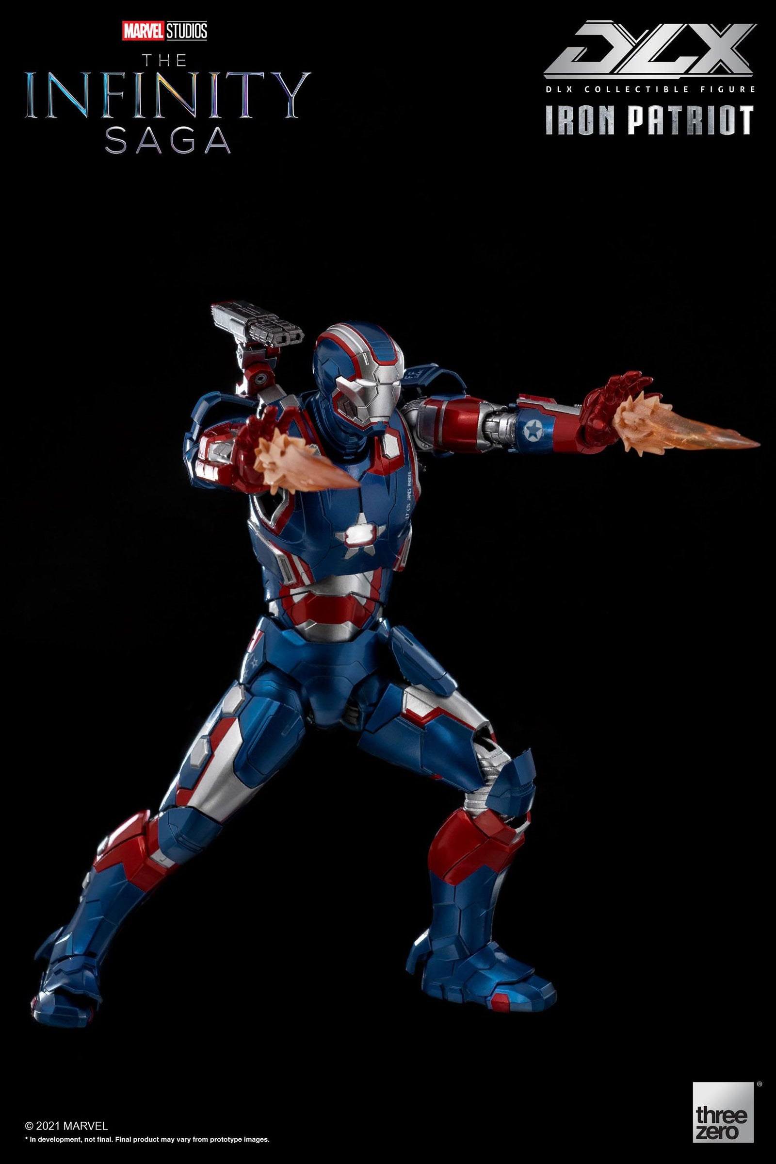 Infinity Saga DLX Action Figure 1/12 Iron Patriot 17 cm