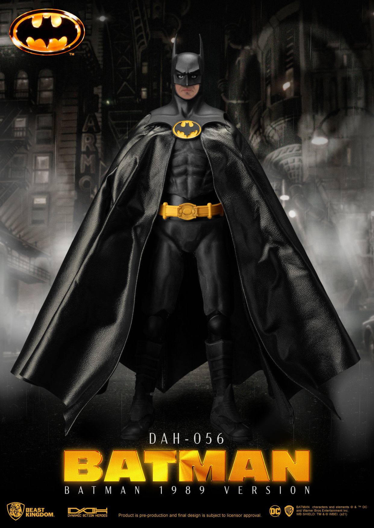 Batman 1989 Dynamic 8ction Heroes Action Figure 1/9 Batman 24 cm