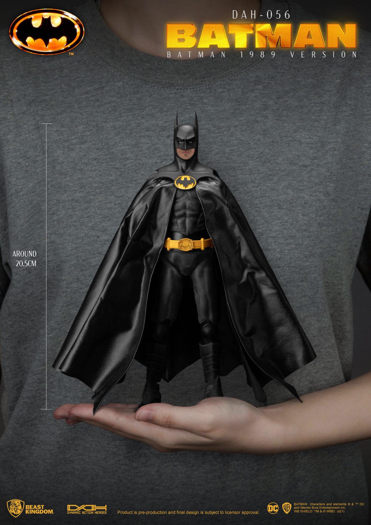 Batman 1989 Dynamic 8ction Heroes Action Figure 1/9 Batman 24 cm