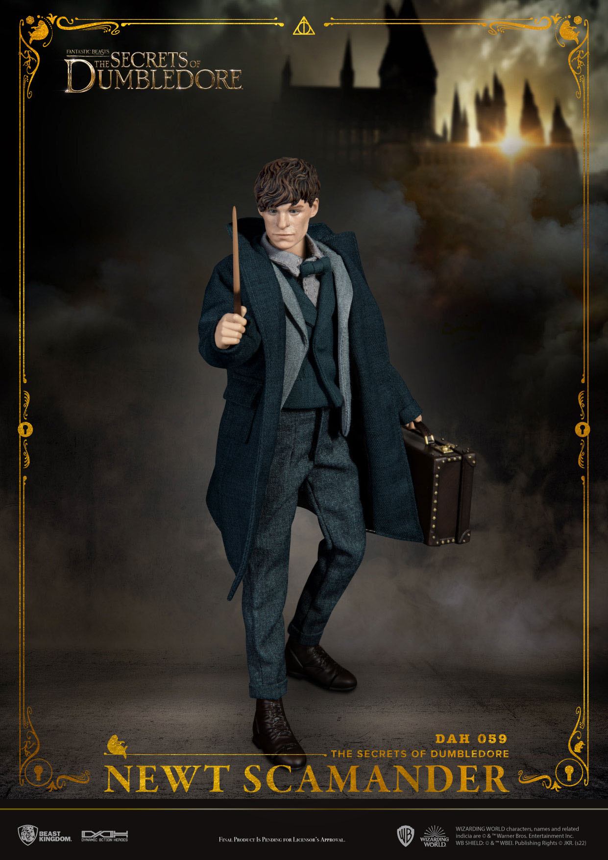 Fantastic Beasts: The Secrets of Dumbledore Dynamic 8ction Heroes Action Figure 1/9 Newt Scamander 20 cm