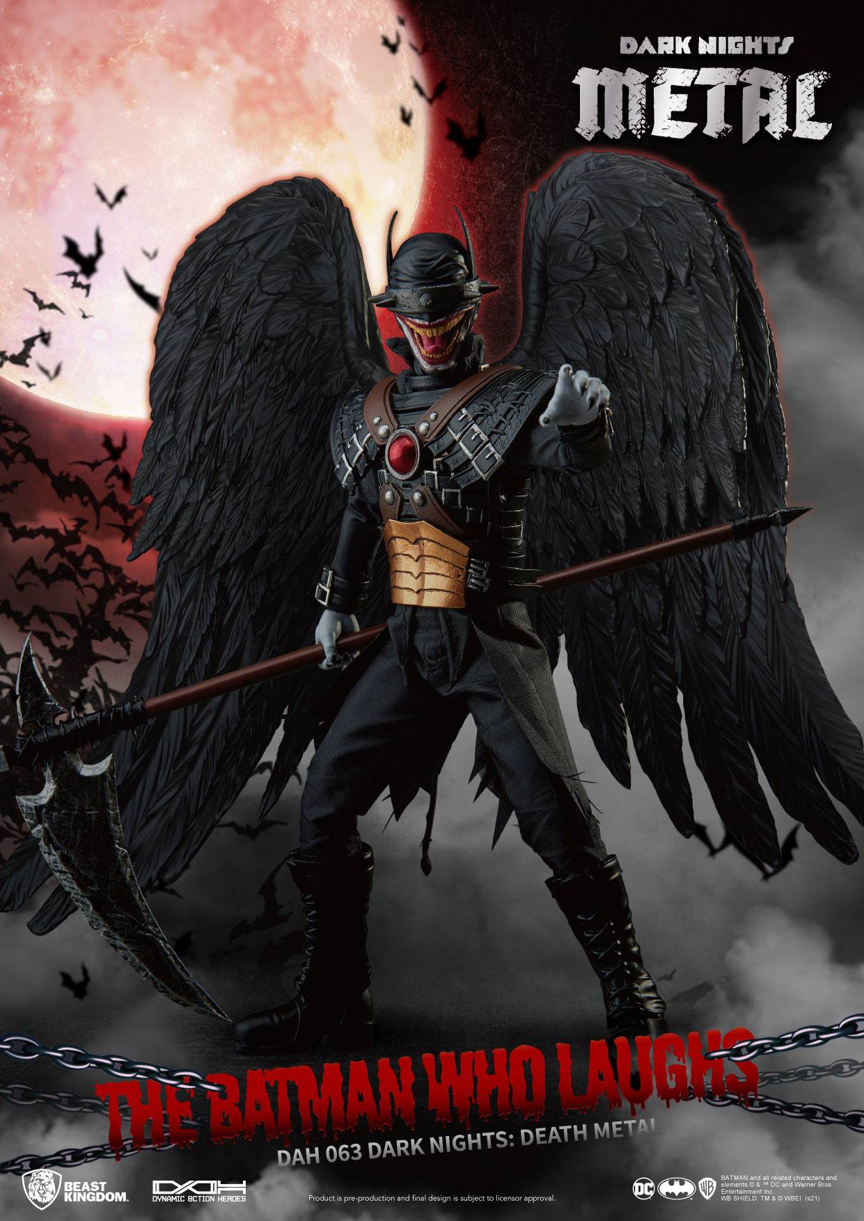 DC Comics Dynamic 8ction Heroes Action Figure 1/9 The Batman Who Laughs 20 cm