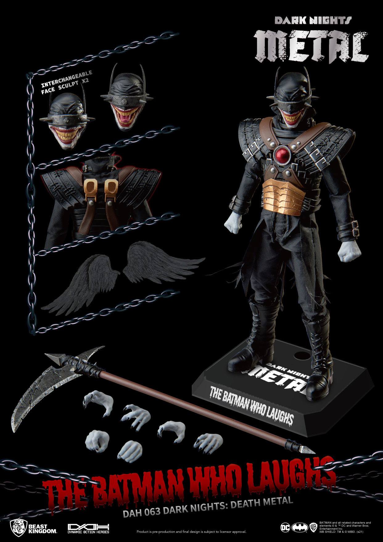 DC Comics Dynamic 8ction Heroes Action Figure 1/9 The Batman Who Laughs 20 cm
