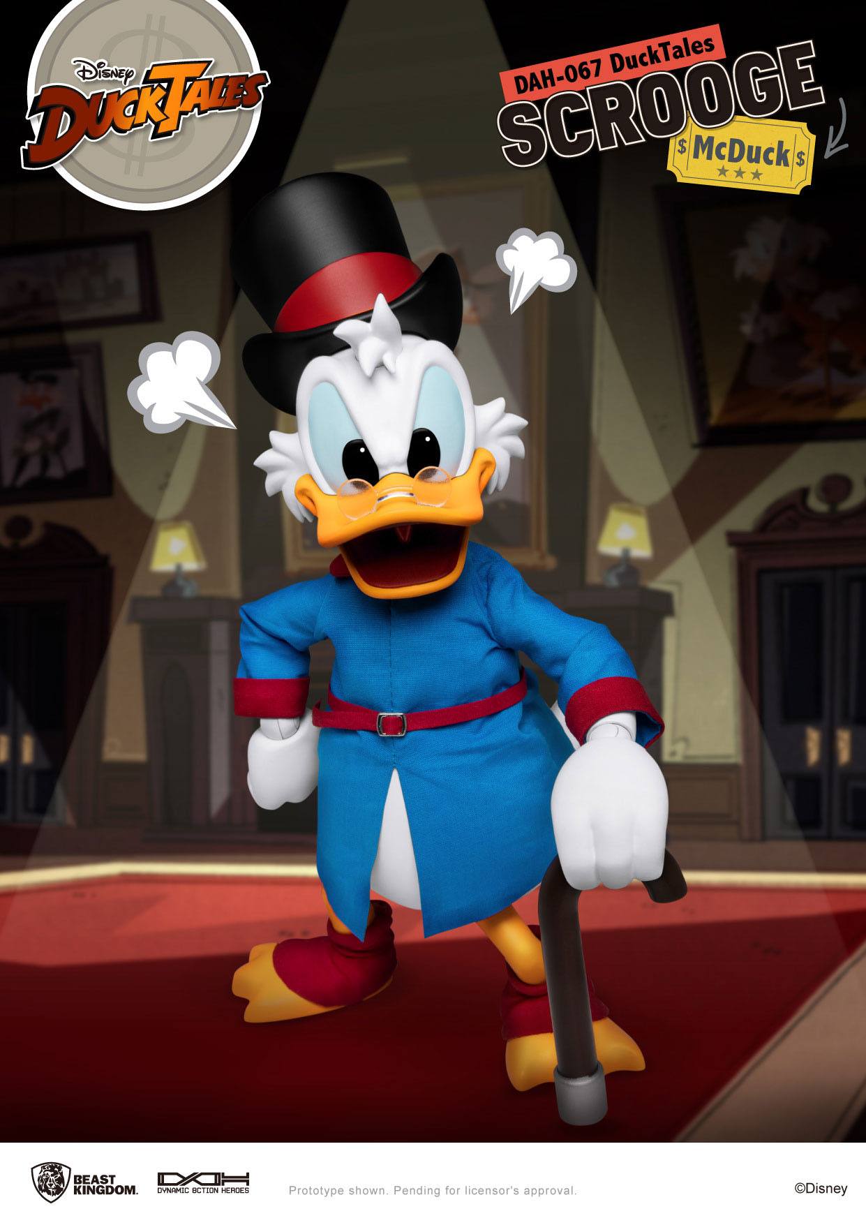 Disney DuckTales Dynamic 8ction Heroes Action Figure 1/9 Scrooge McDuck 16 cm