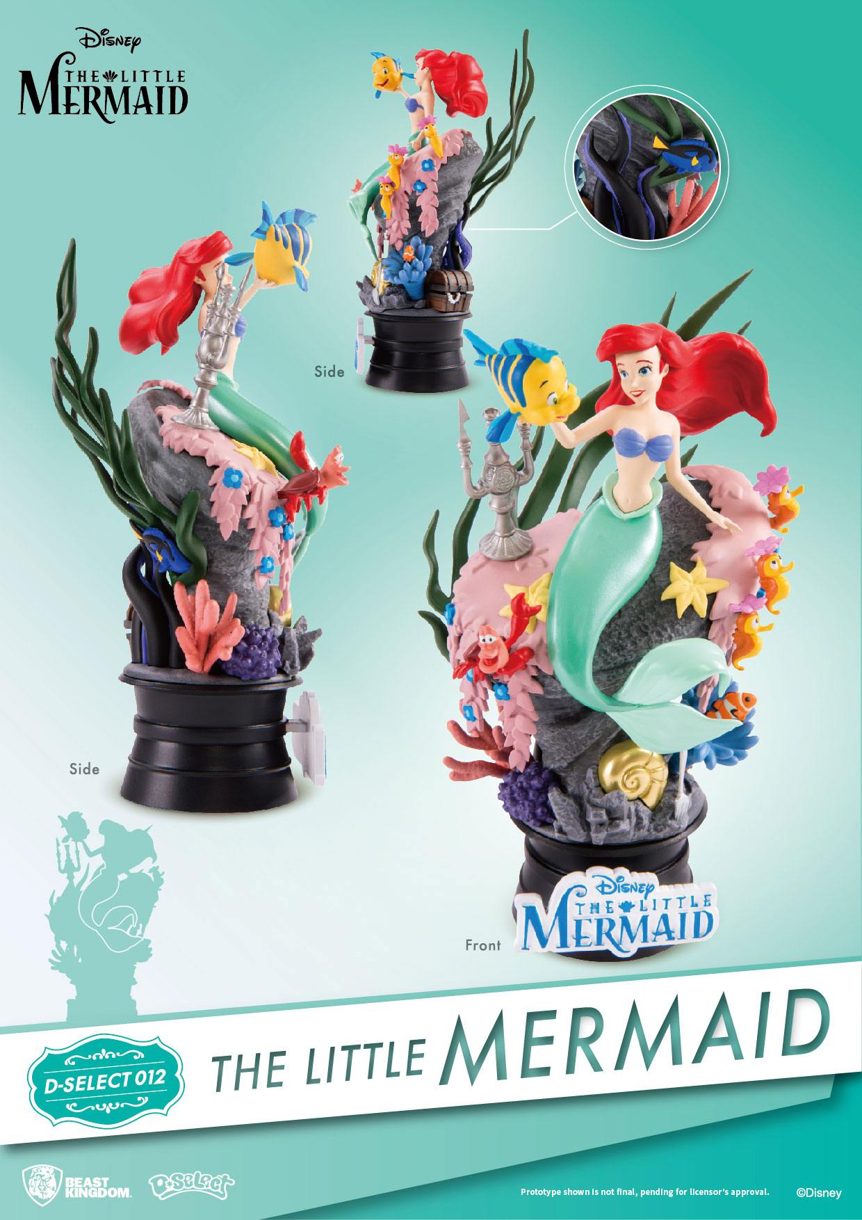 DISNEY The Little Mermaid D-Select PVC Diorama 15 cm