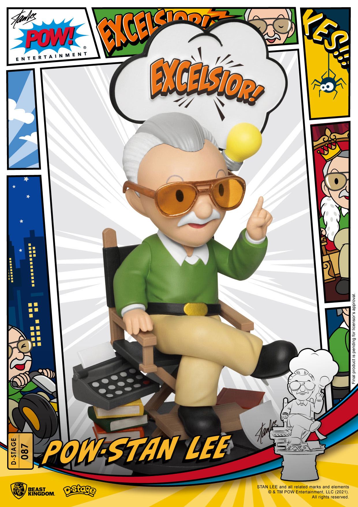 Stan Lee D-Stage PVC Diorama Stan Lee 16 cm