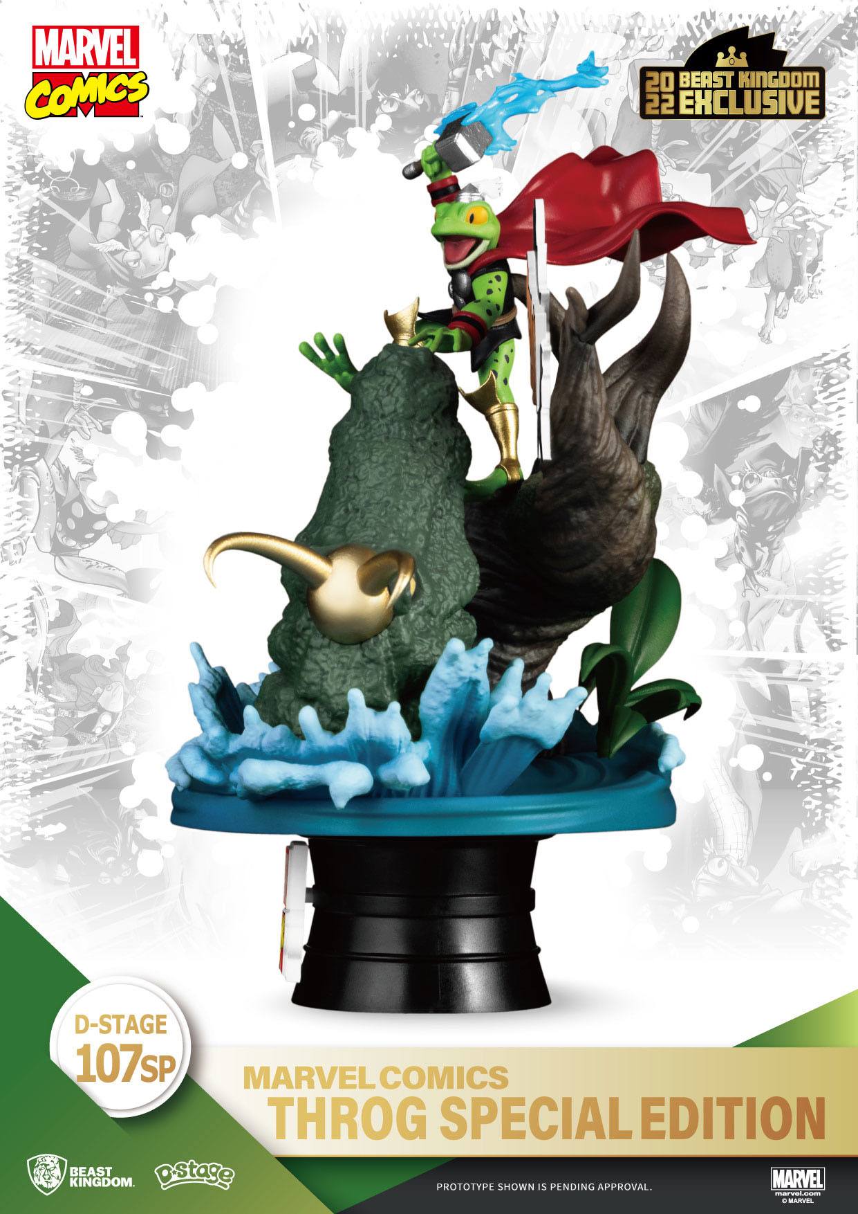 Marvel Comics D-Stage PVC Diorama Throg 17 cm
