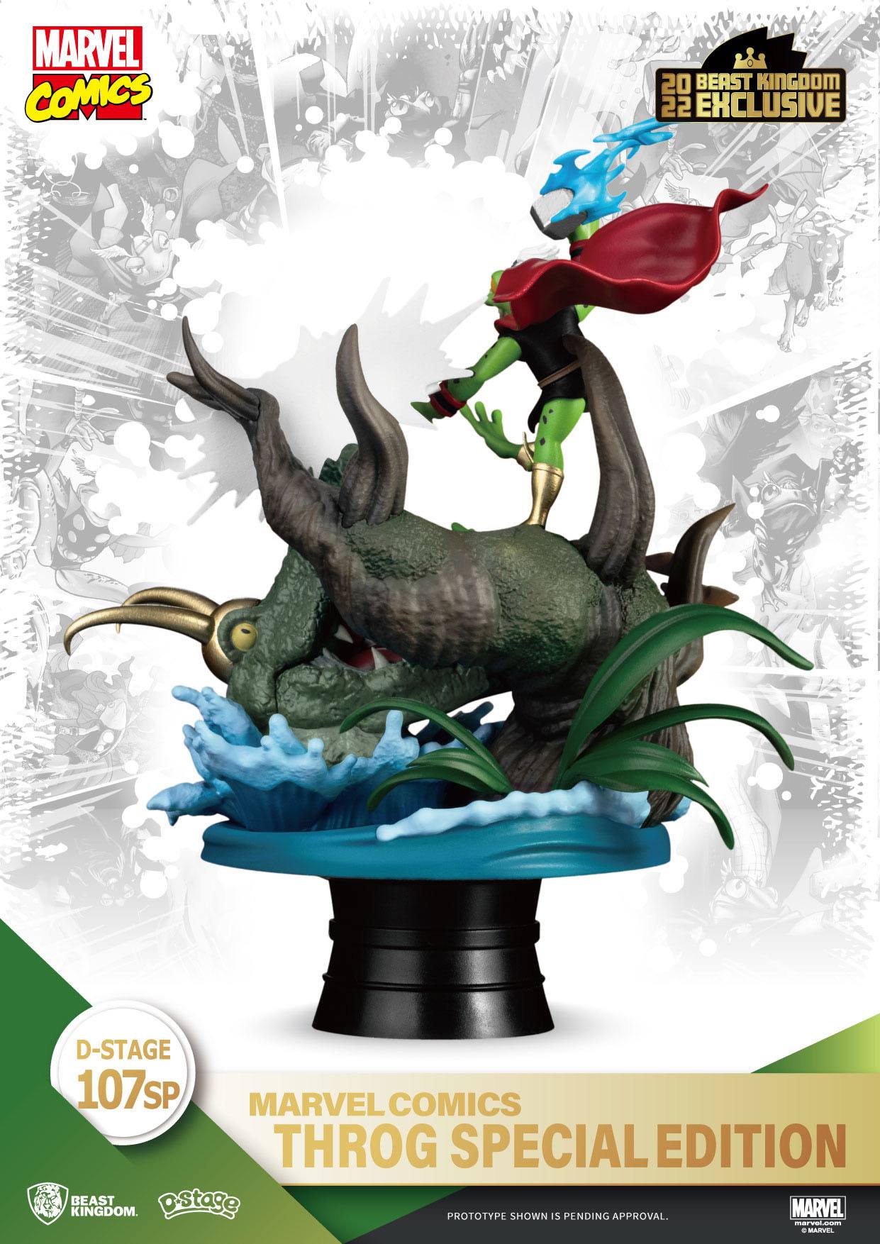 Marvel Comics D-Stage PVC Diorama Throg 17 cm