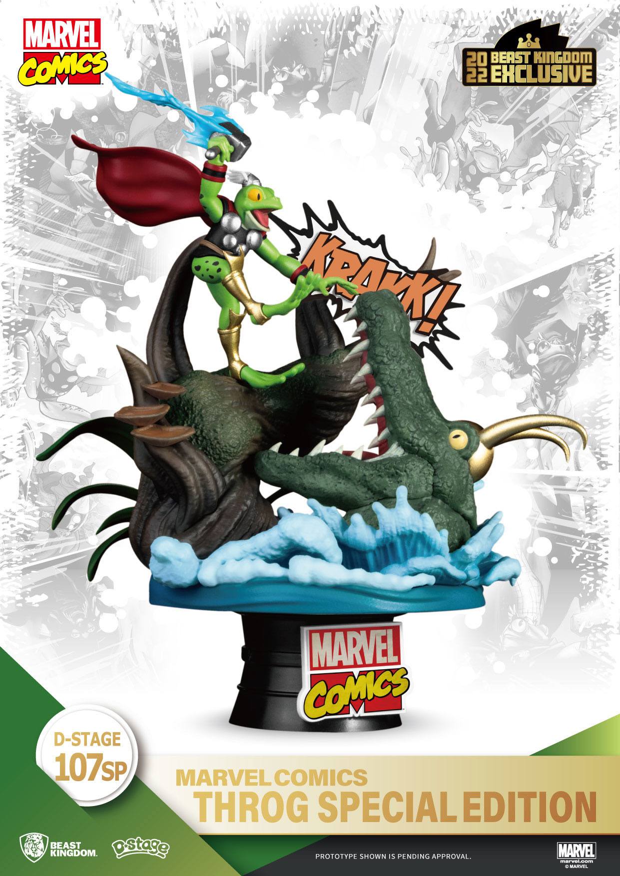 Marvel Comics D-Stage PVC Diorama Throg 17 cm