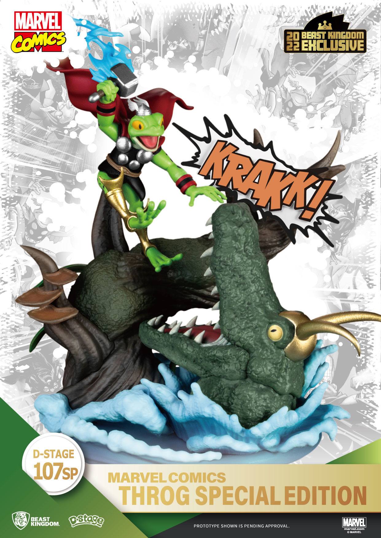 Marvel Comics D-Stage PVC Diorama Throg 17 cm