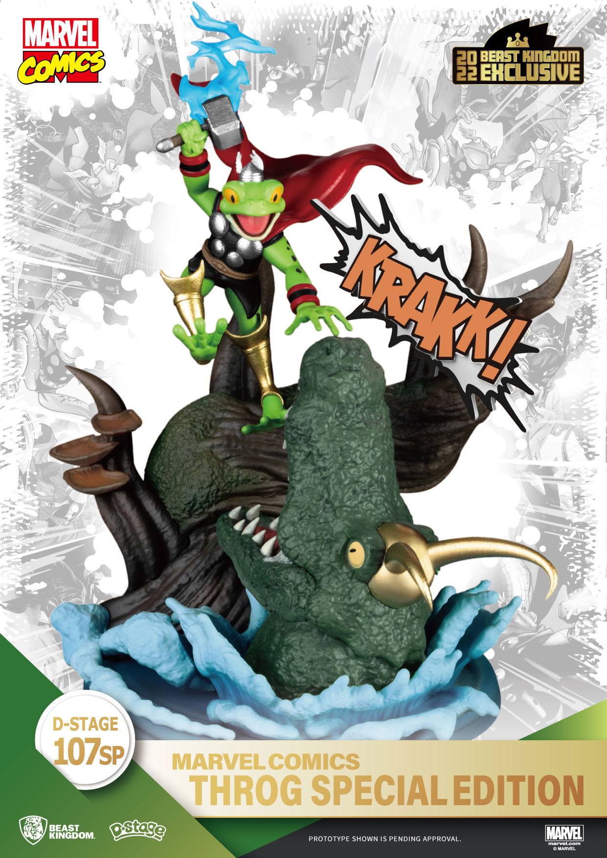 Marvel Comics D-Stage PVC Diorama Throg 17 cm