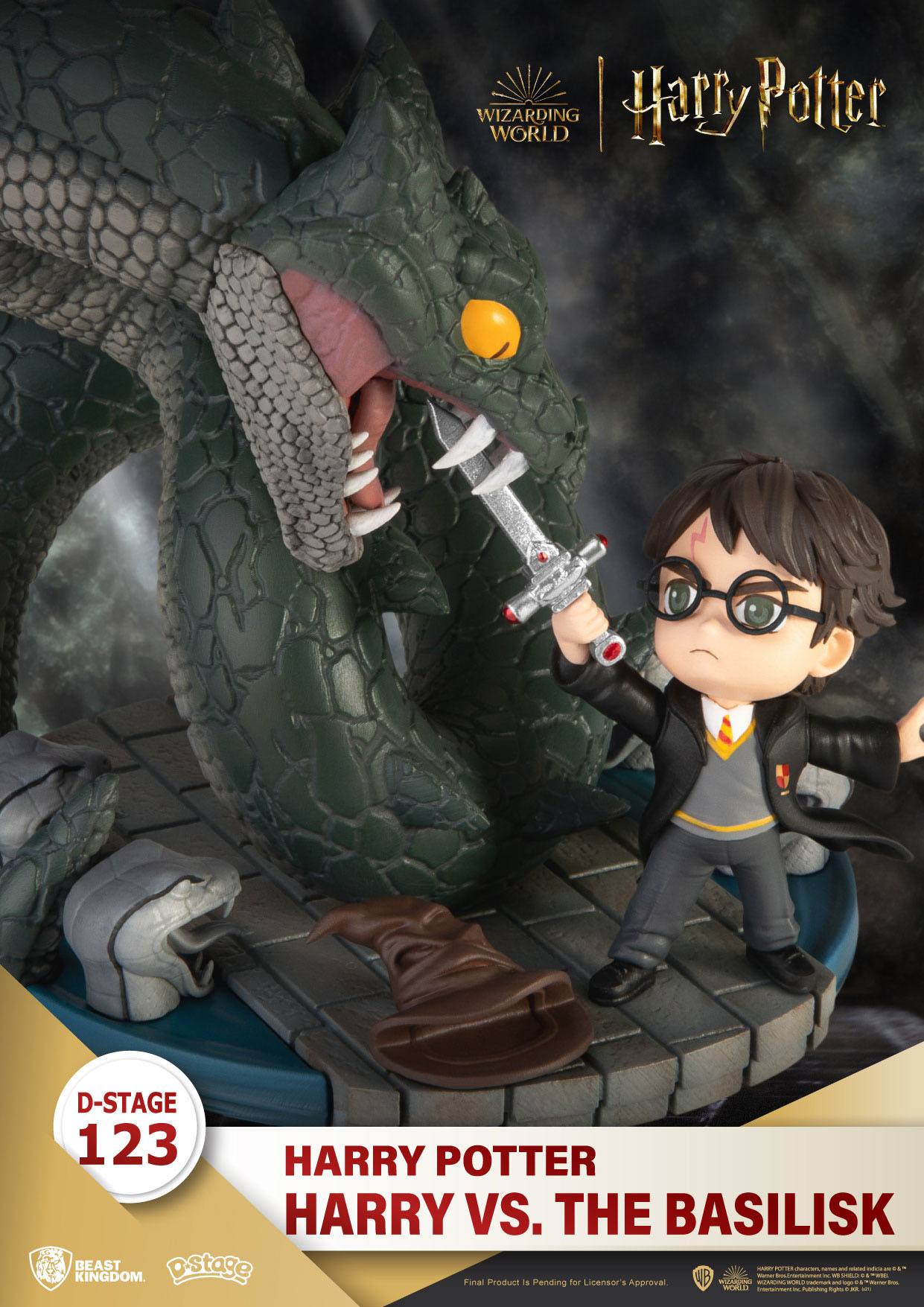 Harry Potter D-Stage PVC Diorama Harry vs. the Basilisk 16 cm