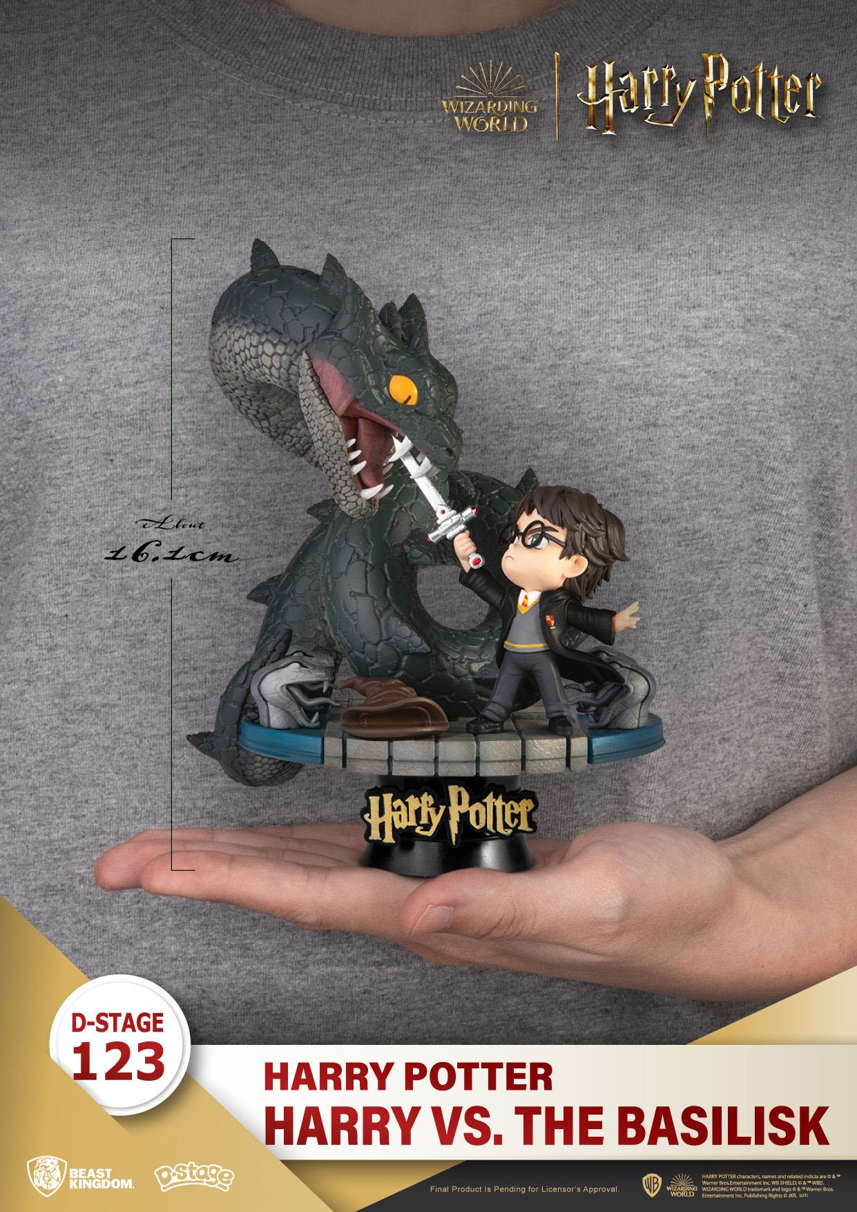 Harry Potter D-Stage PVC Diorama Harry vs. the Basilisk 16 cm