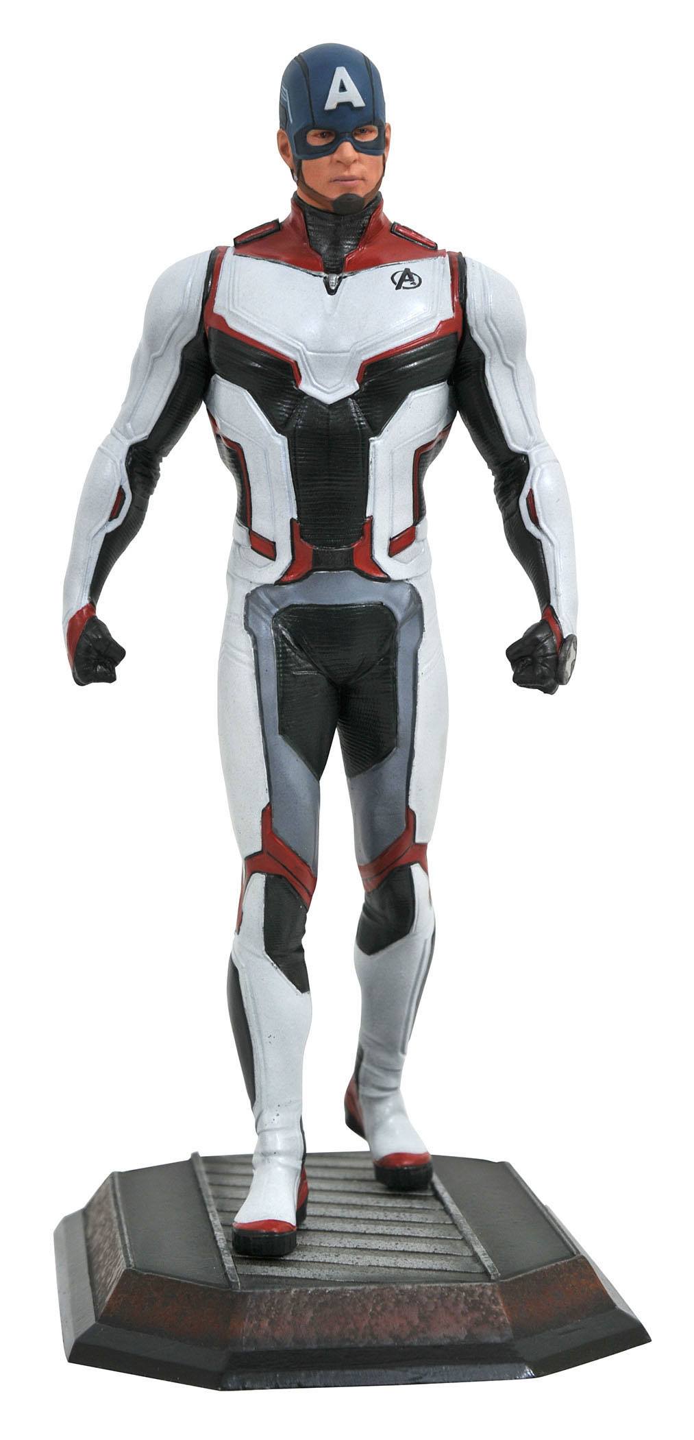 Avengers Endgame Marvel Movie Gallery PVC Statue Captain America (Team Suit) 23 cm