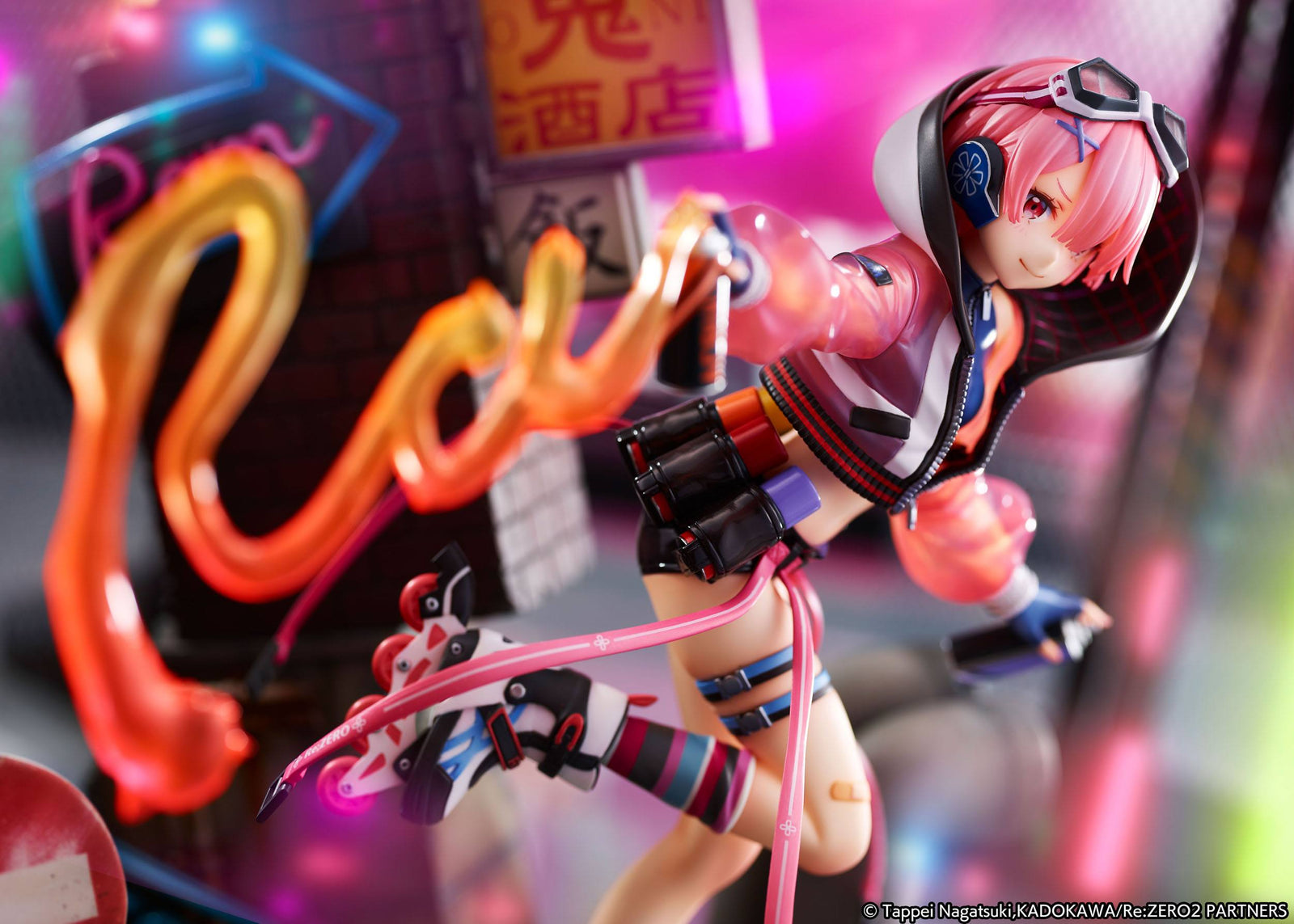 Re: Zero Starting Life in Another World Statue 1/7 Ram Neon City Ver. 27 cm